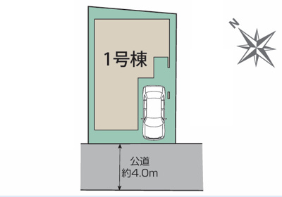 【区画図】 | 綾瀬市上土棚南4丁目 新築戸建て 全1棟【仲介手数料無料】 | 【仲介手数料無料でご紹介可能です】大樹不動産
