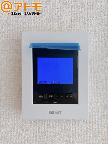 【防犯設備】 | 葵区瀬名川3丁目　新築戸建　全1棟 | TVモニター付きインターホンは訪問者を確認することができて、防犯性に優れています♪