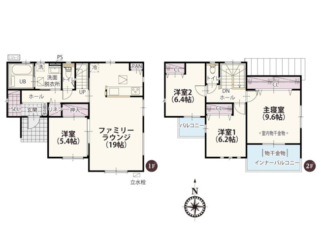 【間取り】 | ワイウッドコート寄居町第4期　新築住宅 | ≪1号棟≫