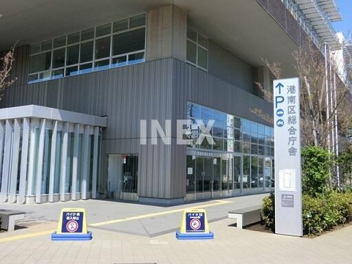 横浜市港南区港南中央通の賃貸マンションの周辺|港南区役所まで388m