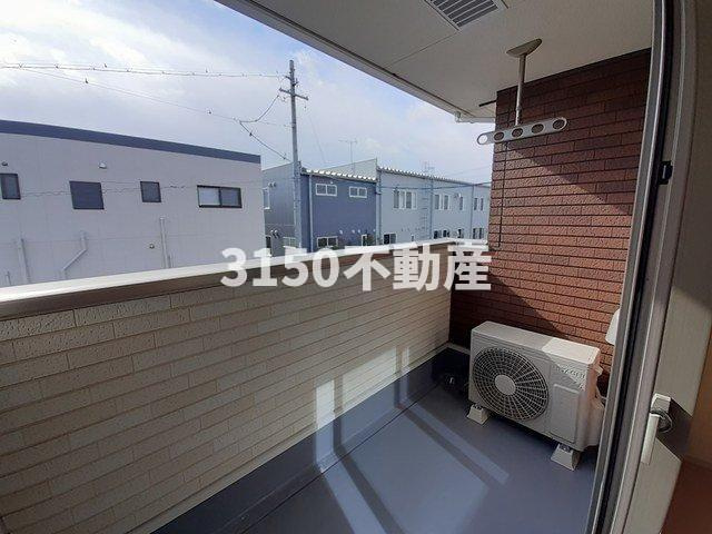 コンフォート下奈良　Ⅰのバルコニー