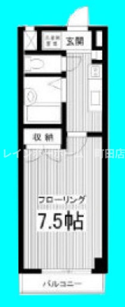 プリマヴェール町田※初期費用分割あと払いサービス利用可能物件の間取り