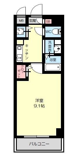 ロールベール別府の間取り