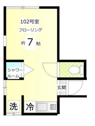 中野区大和町１丁目のアパートの間取り