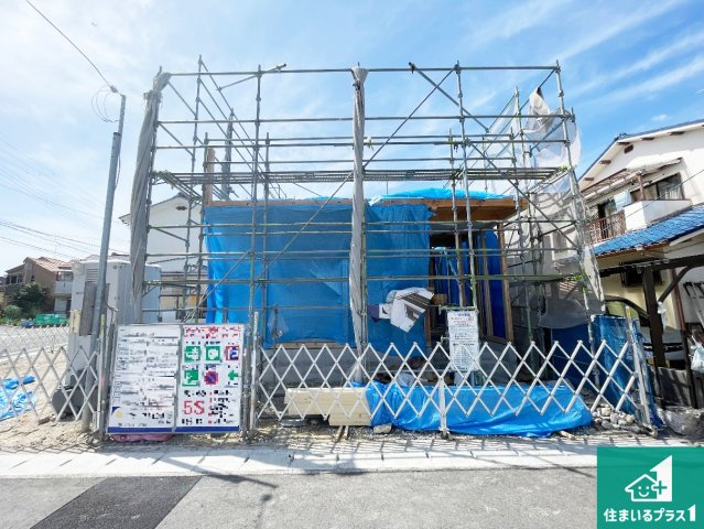 伊丹市堀池　第13期　新築一戸建ての外観|周辺は落ち着いた街並みの住宅地！子育てがしやすい住環境です！まだ未完成ですが、現地でしかわからない事もございます。是非一度ご覧ください。