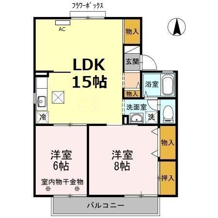 セジュール村田の間取り