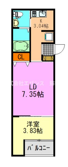 【間取り】 | ＶＡＵ　ｈｏｕｓｅ青葉の森