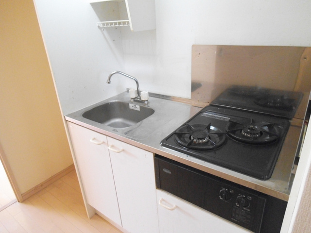 ファーストコート赤羽のキッチン|２口ガスコンロ付きのキッチン！