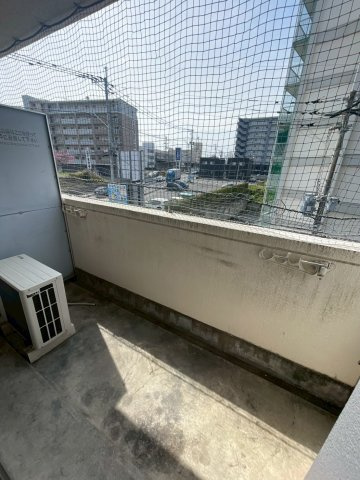 富士マンションのバルコニー