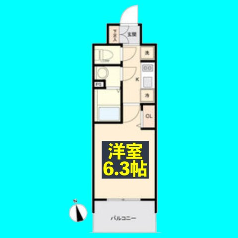 アステリ鶴舞トゥリアの間取り