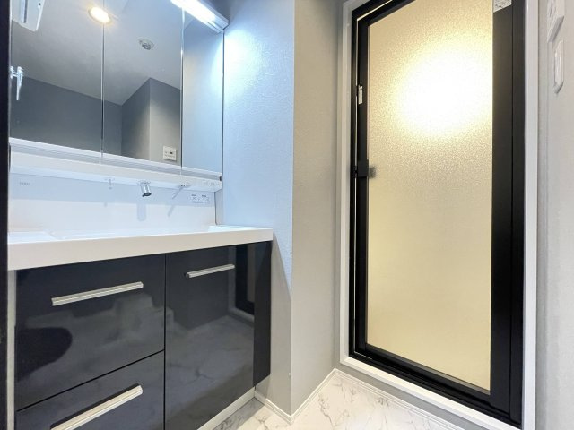 メッツ立石の独立洗面台