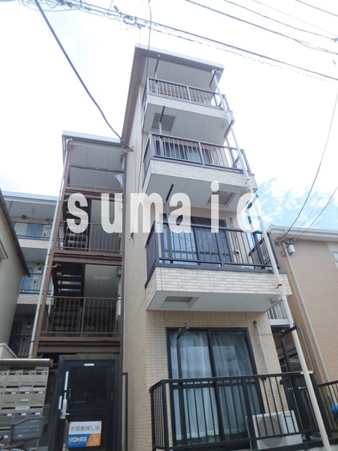 宮町マンションの外観|最上階