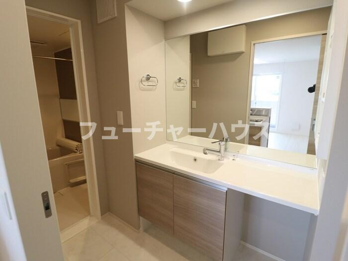 Ｄ‐Ｉｎｖｅｓｔ東原Ａ　Ａの洗面所