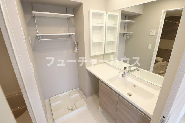 Ｄ‐Ｉｎｖｅｓｔ東原Ａ　Ａの洗面所