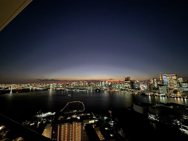 Sun Village T棟 39階の展望|オーシャンビュー、東京タワー・レインボーブリッジ・富士山（天候による）を望む眺望