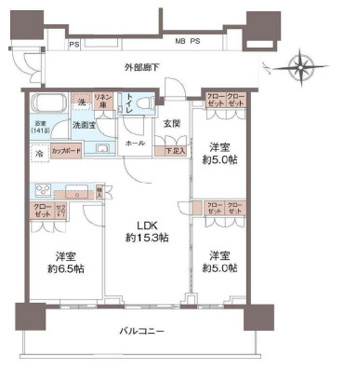 Sun Village T棟 39階の画像