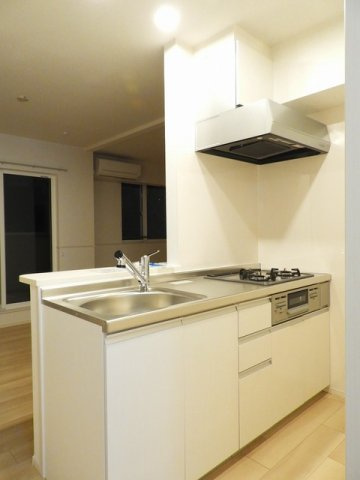 プリムローズⅡのキッチン|きれいなキッチンです