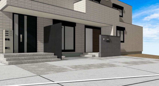 仮）下倉田町メゾンのエントランス