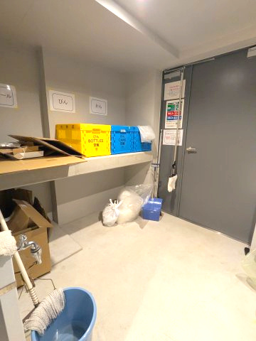 CLARITIA文京湯島の設備|24時間利用可能なゴミ置場です