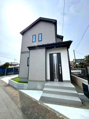 裾野市桃園　新築戸建　全１棟　１号棟の外観|現地撮影