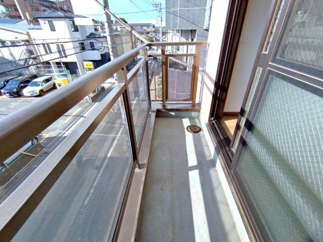 南林間FTマンションのバルコニー