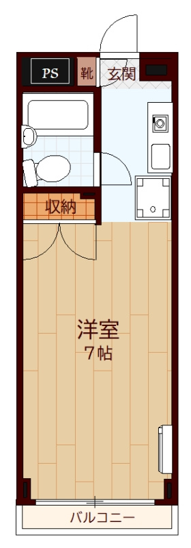 南林間FTマンションの間取り