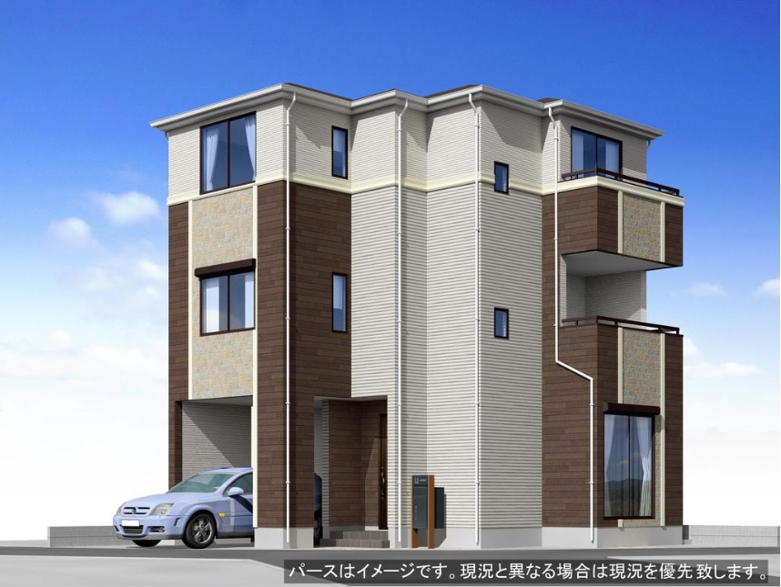 北区神谷3丁目 限定1棟の完成予想図|LDK19.4帖　ゆとりある空間設計の4LDK邸宅　限定1棟
【建物面積112.50㎡】
(イラストは図面を基に起こしたもので実際のものとは多少異なる場合がございます)