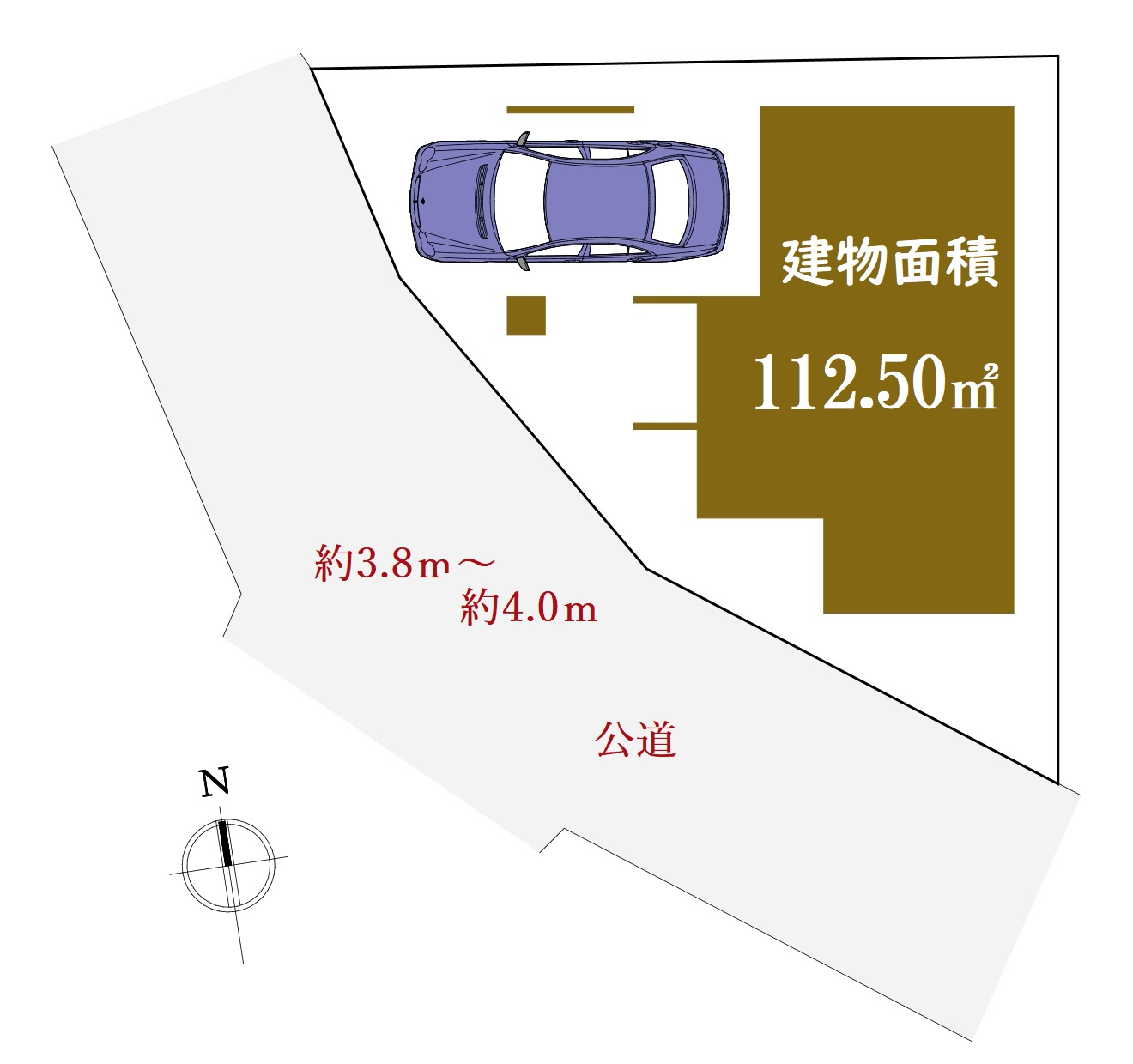北区神谷3丁目 限定1棟の区画図|土地面積69.37㎡　南西向きで陽当り・風通し良好
周辺環境がとっても充実し便利な立地です
小中一貫校「都の北学園」340ｍ
イオンスタイル赤羽530ｍ
コンビニ180ｍ
