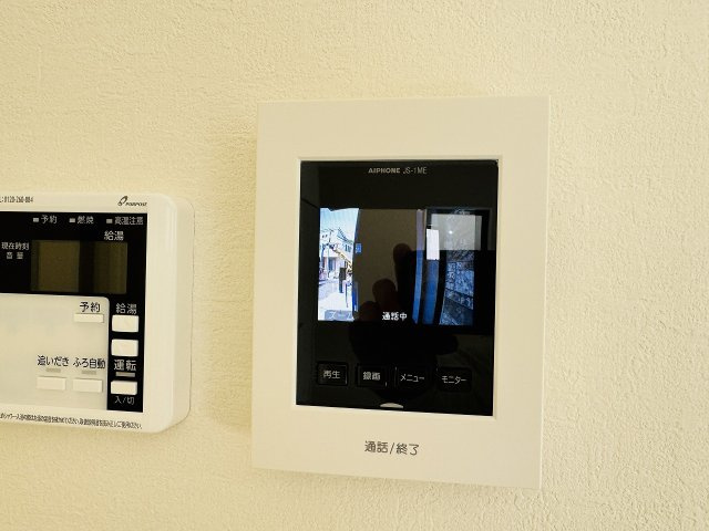 八王子市　高尾町　新築一戸建て　１期のセキュリティ|～TVモニター付インターホン　訪問者の確認に便利です～