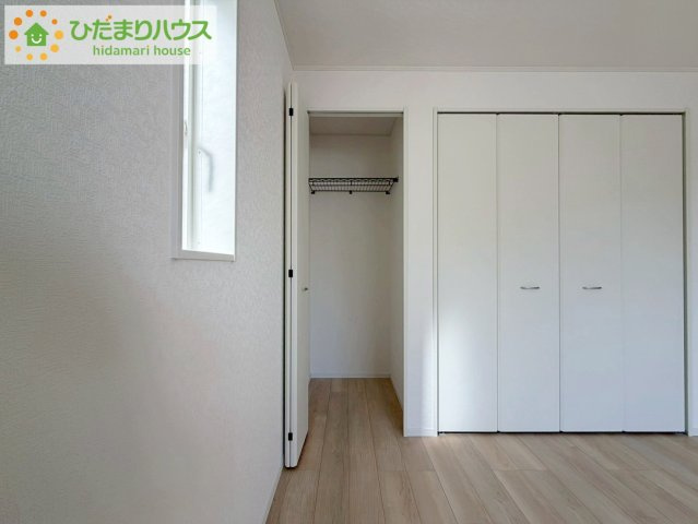いわき市常磐西郷町第１０　新築戸建　2号棟の収納|お洋服の多い女性に人気！収納力の高いクローゼット付☆彡