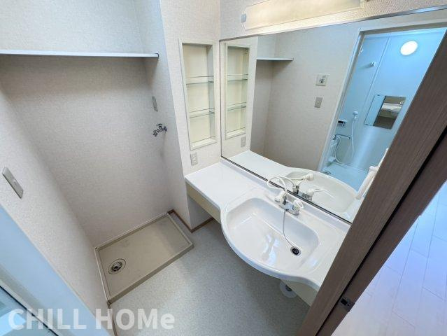 ヴィラ・キャロット　Ⅲの洗面所|他社様掲載物件もまとめてご紹介、ご案内可能です(^^)/