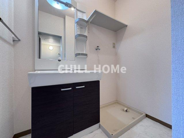 ウィルモアAの洗面所|当社、チルホームのHPもご覧ください(^^)/物件情報多数♪