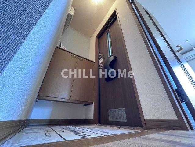 ウィルモアAの玄関|当社、チルホームのHPもご覧ください(^^)/物件情報多数♪