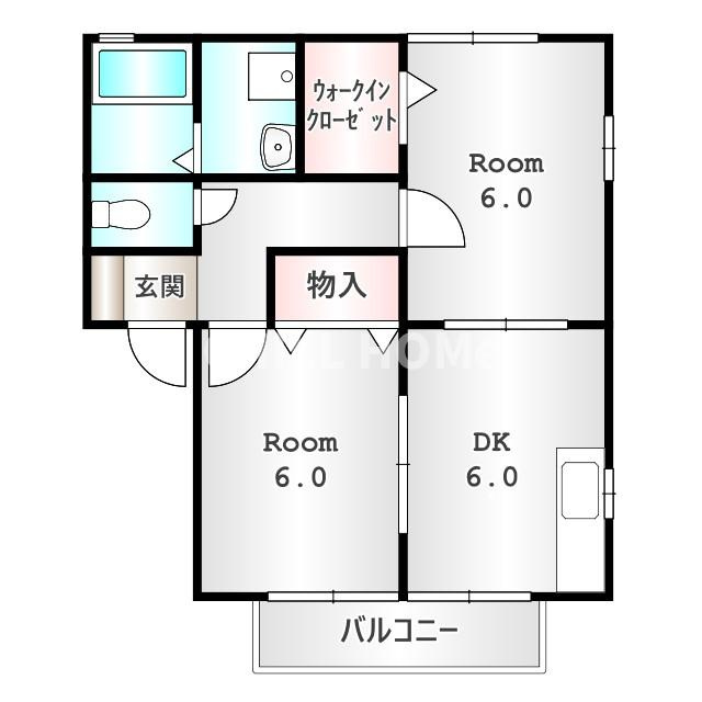 ウィルモア　Ｂの間取り|当社、チルホームのHPもご覧ください(^^)/物件情報多数♪