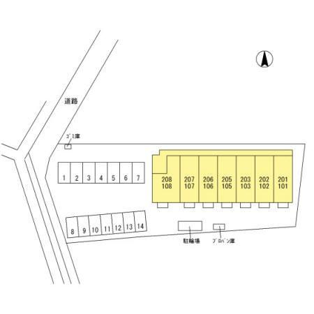 昭和町ソレイユの区画図|他社様掲載物件もまとめてご紹介、ご案内可能です(^^)/