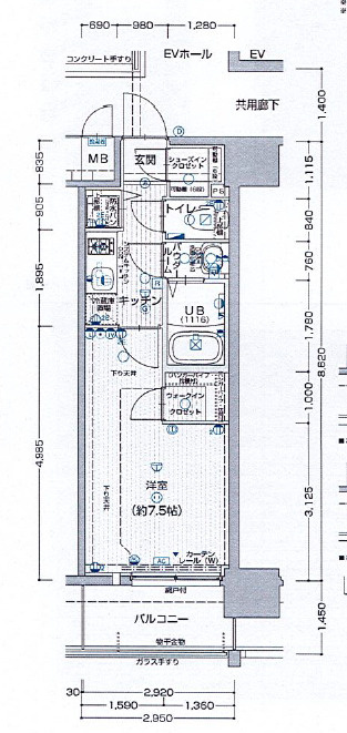 エスリード新大阪レジデンスの間取り