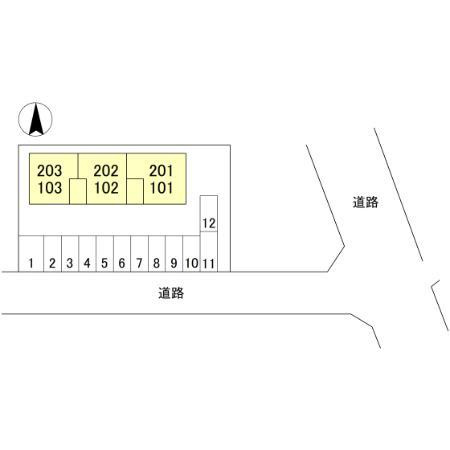 セジュール赤城の区画図|他社様掲載物件もまとめてご紹介、ご案内可能です(^^)/