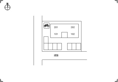 【区画図】 | サンハイツＫ