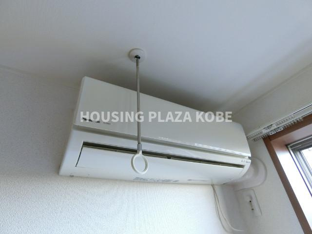 クレールの設備|エアコン、室内物干し