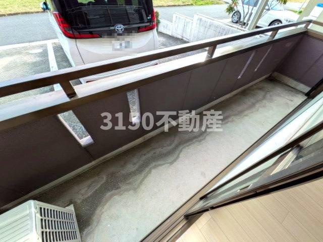 ウエステージIのバルコニー