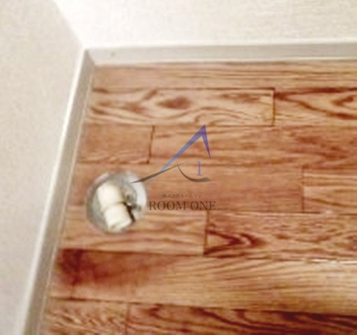 キャップス早稲田の設備|洗濯機置き場です。