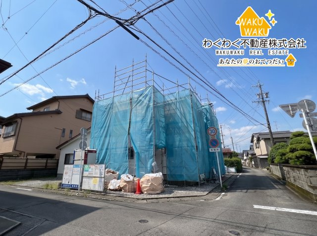 島田市稲荷　新築戸建の前面道路含む現地写真|（2026年5月19日撮影）