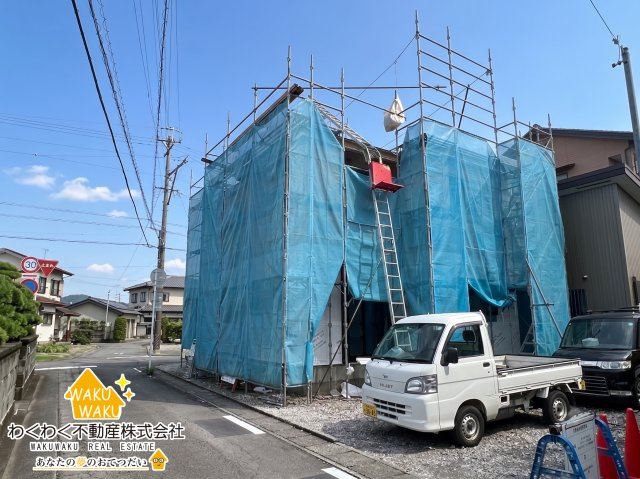 島田市稲荷　新築戸建の前面道路含む現地写真|（2026年5月19日撮影）