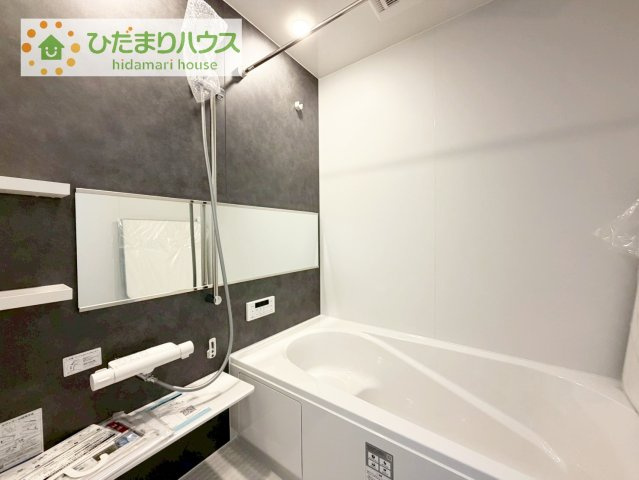 【浴室】 | 土浦市桜町2期　新築戸建　2号棟 | 大人が足を伸ばしても十分な広さ！一人でゆっくりくつろぐ時間も大切です！
