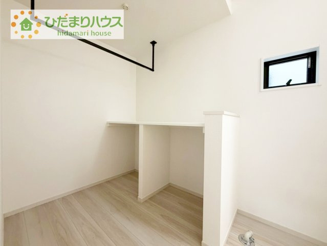 【その他】 | 土浦市桜町2期　新築戸建　2号棟 | 洗面所のリネンスペースはタオルや肌着類などの収納に便利です！！