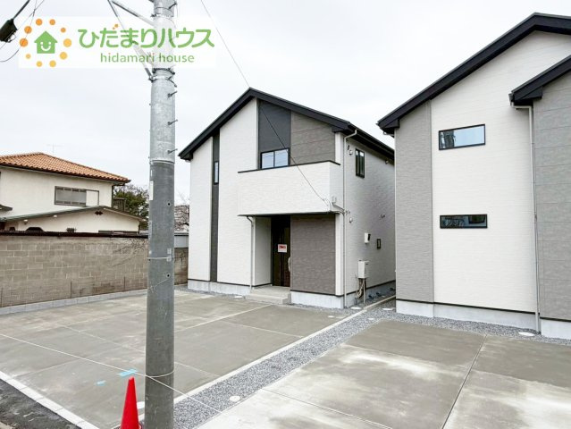 【外観】 | 土浦市桜町2期　新築戸建　2号棟 | 是非一度、ご家族そろってご内覧ください♪