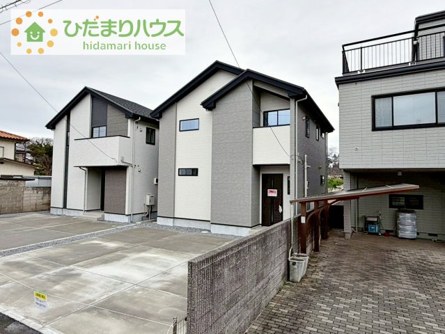 【外観】 | 土浦市桜町2期　新築戸建　1号棟 | デザイナーズのようなお洒落な外観です(^^♪