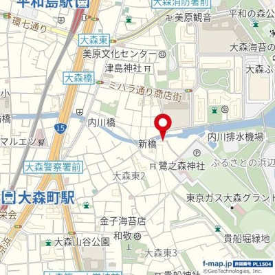 【地図】 | ソルナクレイシア大森Ⅱ
