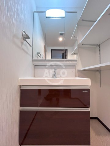 プレジオ松屋町の洗面所|プレジオ松屋町　独立洗面台