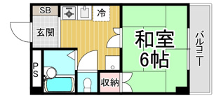 西岡ビルの間取り